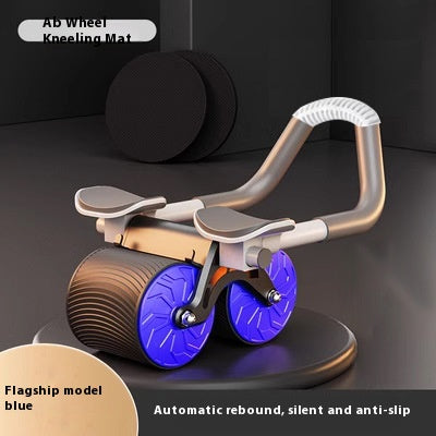 Automatic Rebound Abdominal Wheel Blue Without Table Hassock