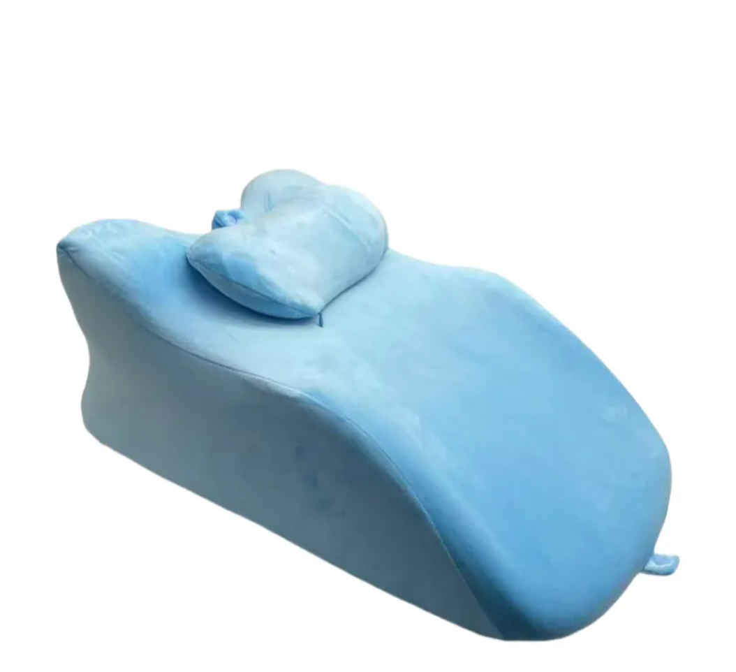 Stomach Sleeper Pillow Blue