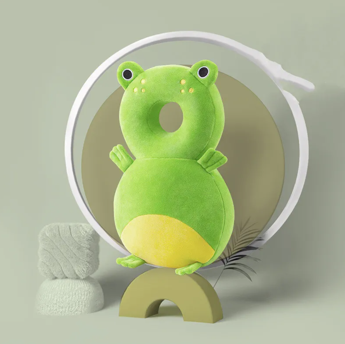 Toddler Head Protection Pad Little frog Plush style