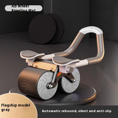 Automatic Rebound Abdominal Wheel Gray Without Table Hassock