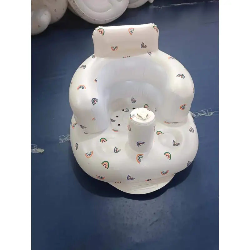 Inflatable Baby Chair for Dining & Bath (Rainbow) n a