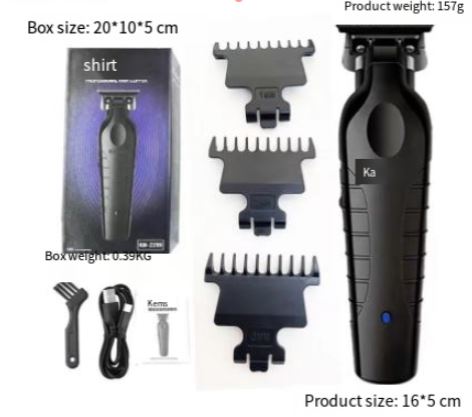 Kemei Professional Hair Clipper Set Black