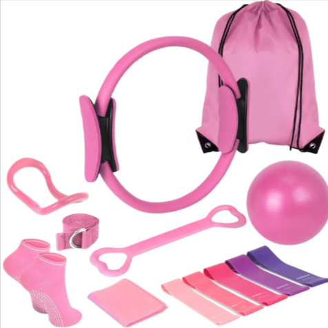 13-Piece Yoga & Pilates Set Pink