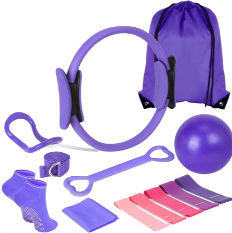 13-Piece Yoga & Pilates Set Purple