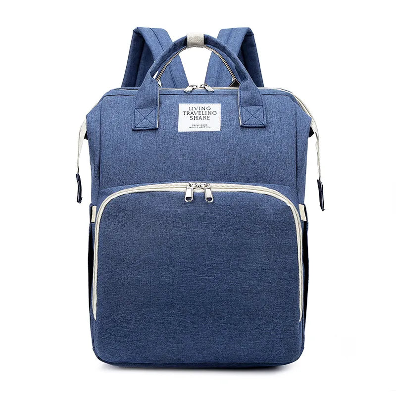 Large-Capacity Mommy Bag Dark Blue