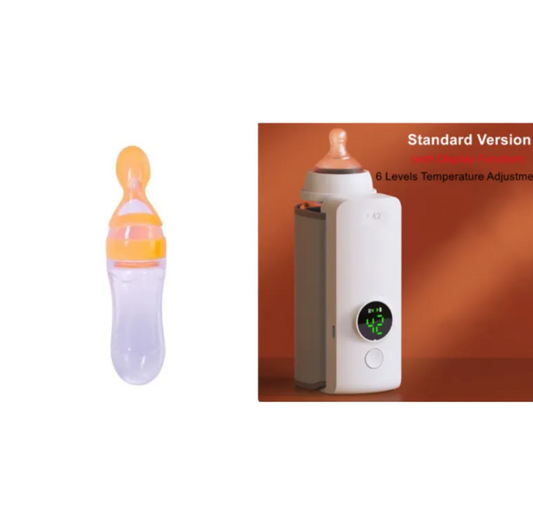 Portable Wireless Baby Bottle Warmer Set