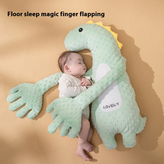 Baby Pillow Green Dinosaur
